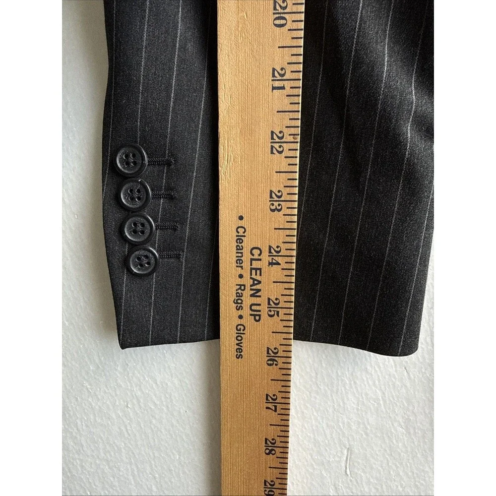 Polo Ralph Lauren Modern Fit Pinstriped Blazer Gray Men's Size 44R